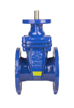 Артикул 112. Задвижка чугунная с голым штоком, PN10, DIN3202 F4, NBR
