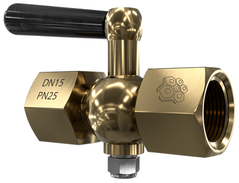 Артикул 777. Пробковый кран для манометра