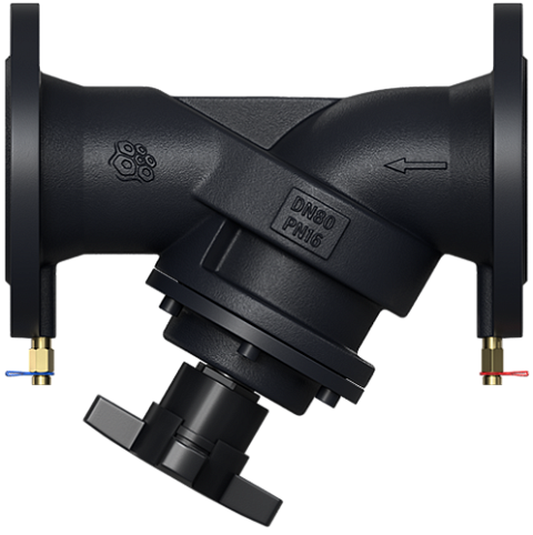 Артикул 347. Клапан балансировочный чугунный фланцевый